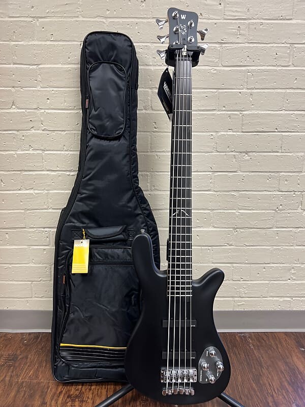 

Басс гитара Warwick RockBass Artist Line Robert Trujillo/Metallica, 5-String-Solid Black Satin& Ernie Ball Pack