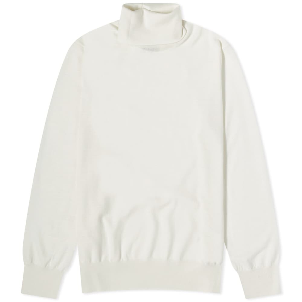 

Вязаный джемпер с высоким воротником Jil Sander
