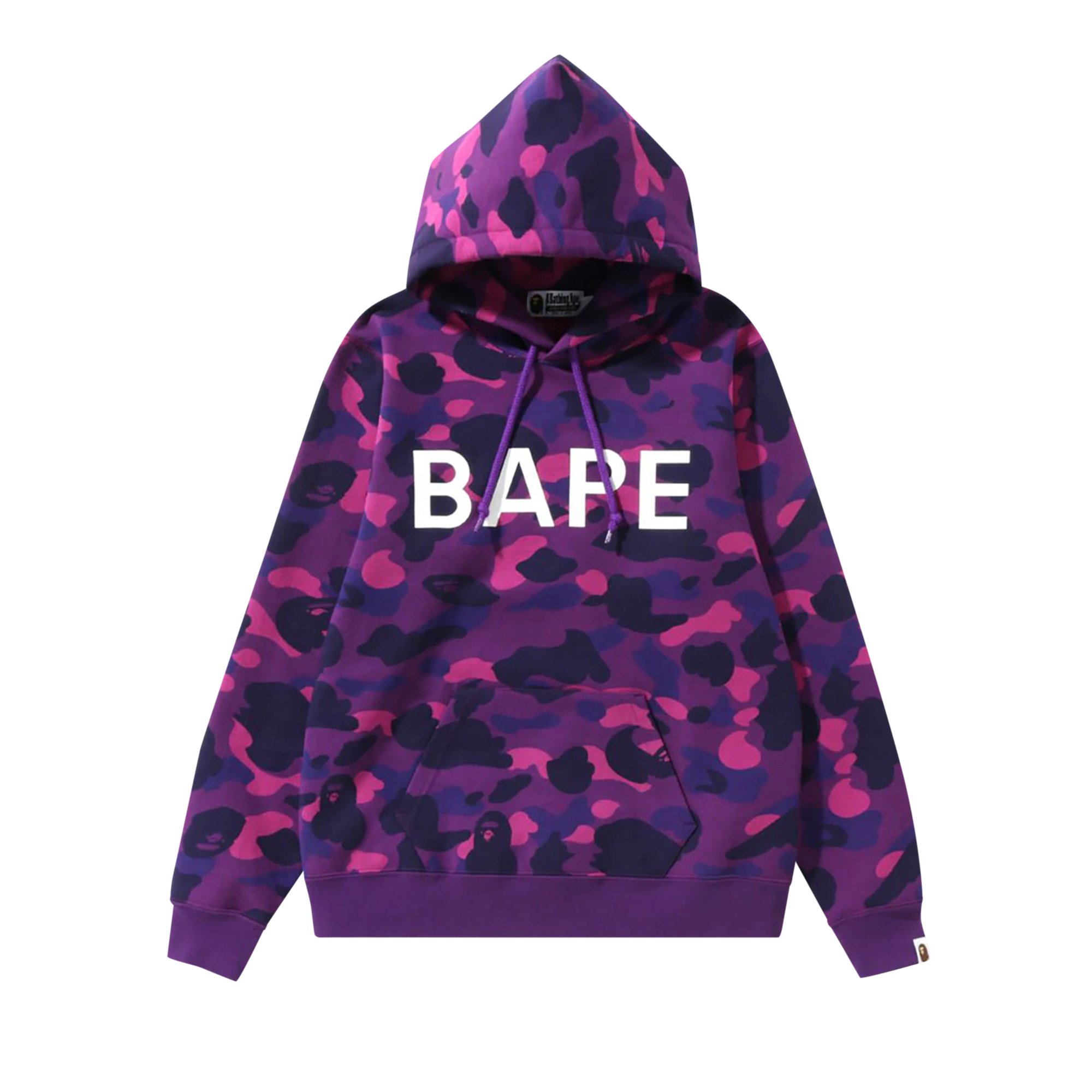 Пуловер с капюшоном BAPE Color Camo, Фиолетовый