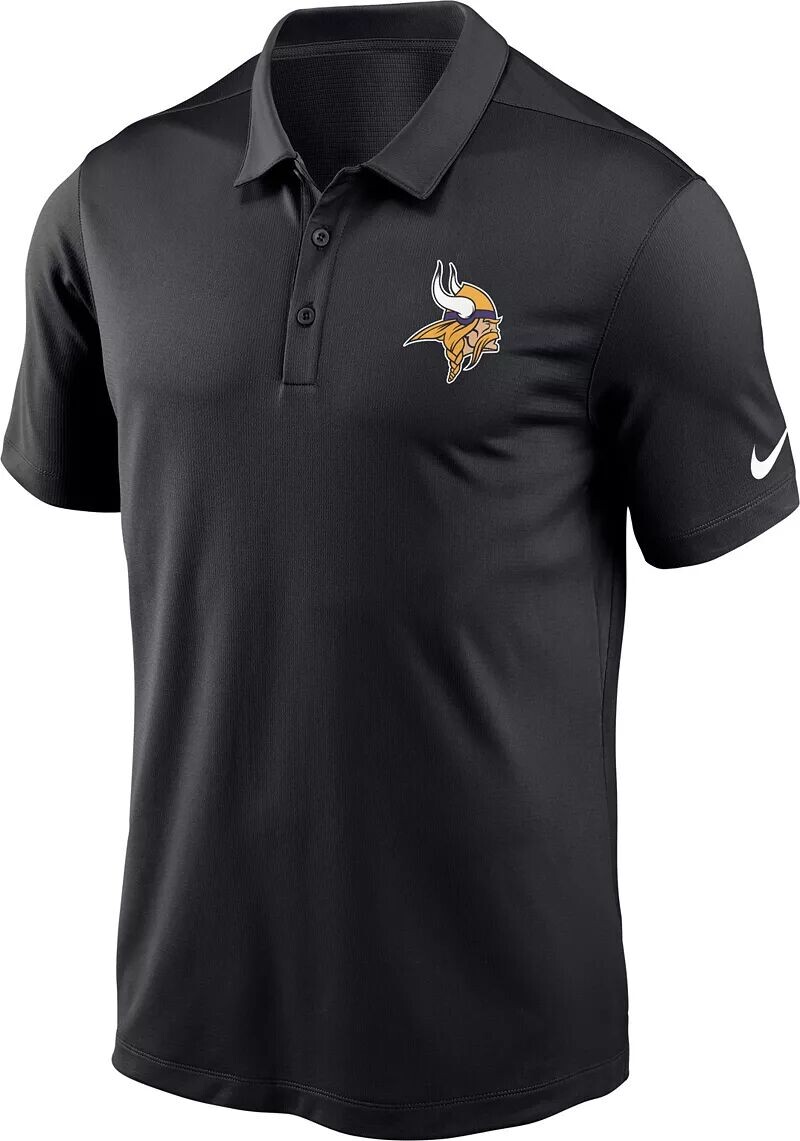 

Черная мужская футболка-поло Nike Minnesota Vikings Franchise