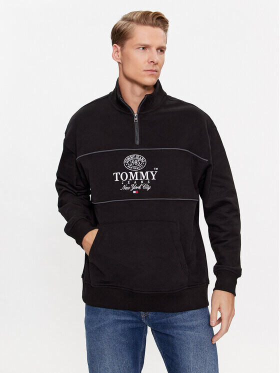 

Толстовка свободного кроя Tommy Jeans, черный