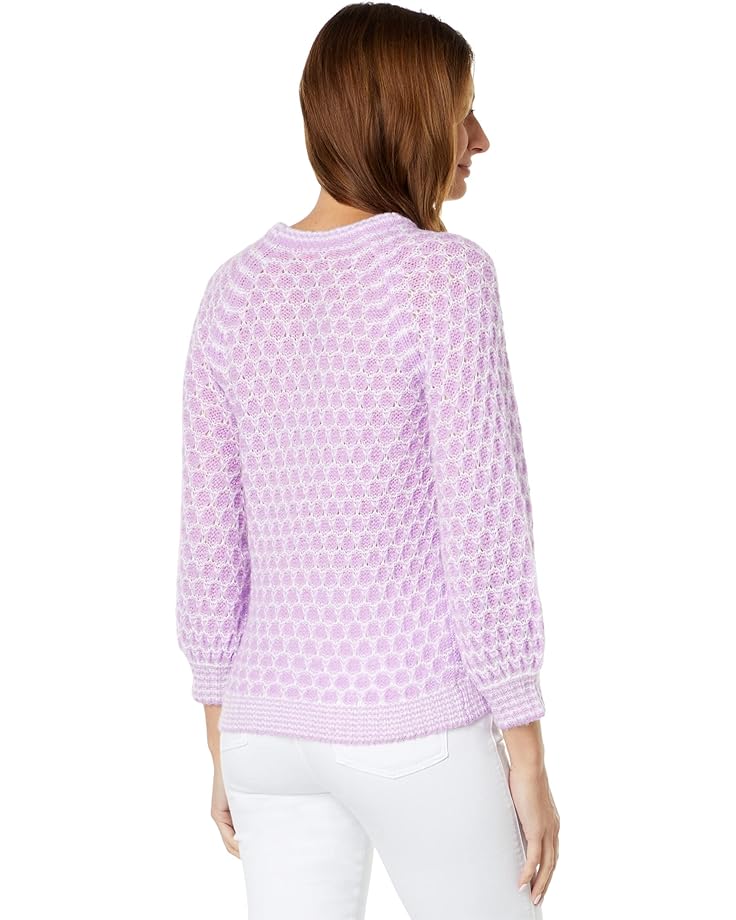 Свитер Lilly Pulitzer Corabelle Sweater, цвет Purple Iris Honeycomb цена и фото