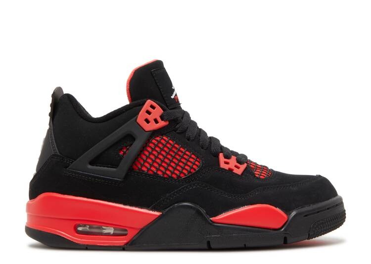 

Кроссовки AIR JORDAN 4 RETRO GS 'RED THUNDER',
