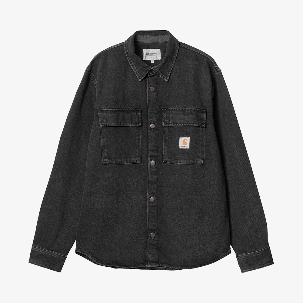 

Рубашка Manny Shirt Jac 'Black' Carhartt WIP, черный