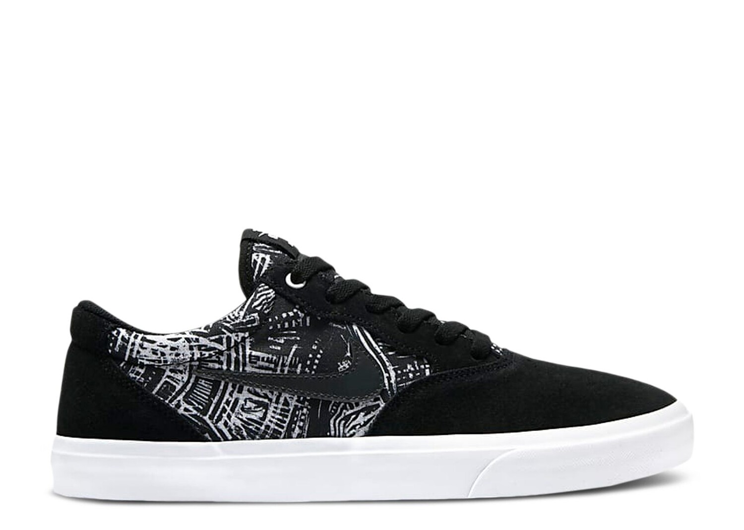 

Кроссовки Nike Chron Solarsoft Sb Premium 'Black White', черный