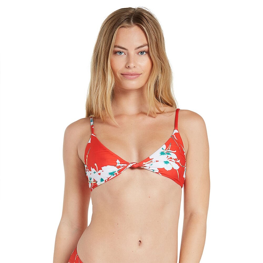 

Топ бикини Volcom Orchid You Not V Neck, оранжевый