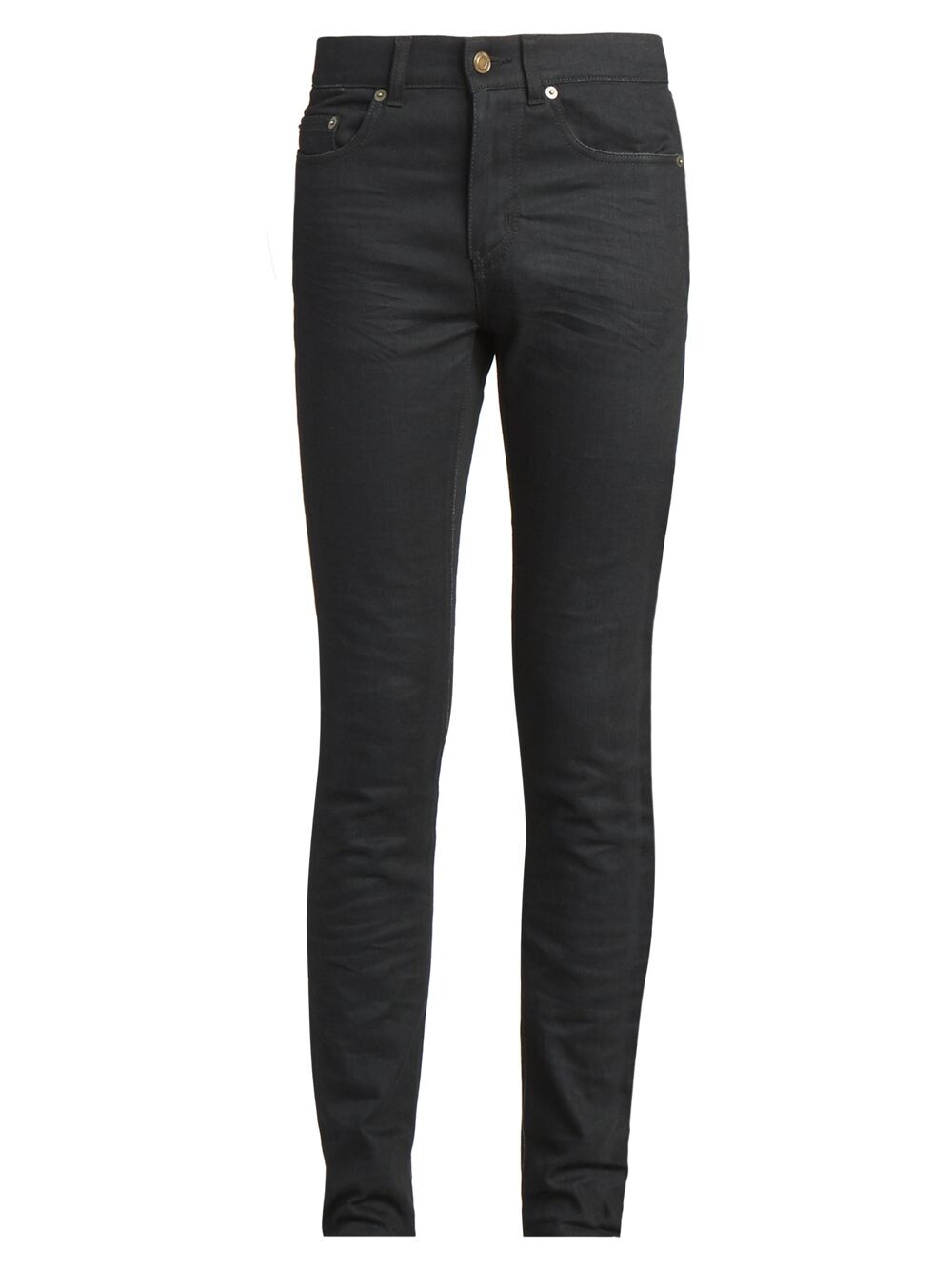 

Классические джинсы скинни Saint Laurent, черный