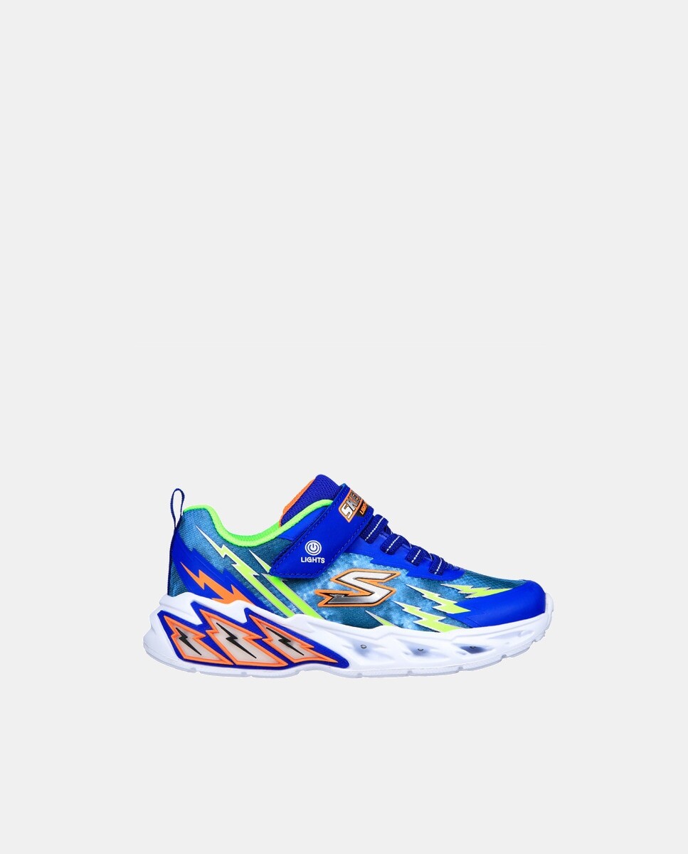

Детские низкие кроссовки S-Lights Light Storm 2.0 с подсветкой Skechers, синий