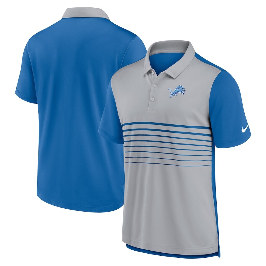 

Поло с коротким рукавом Nike Detroit Lions, синий