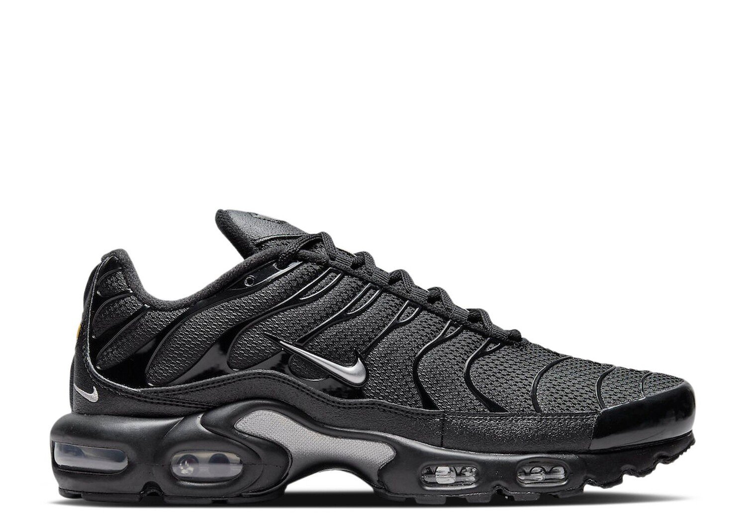 

Кроссовки Nike Air Max Plus 'Mini Swoosh - Black Metallic Silver', черный