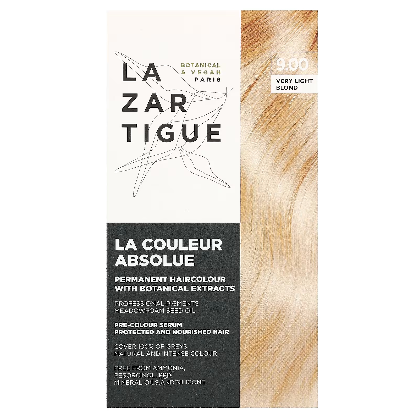 Краска перманентная для волос Lazartigue с растительными экстрактами