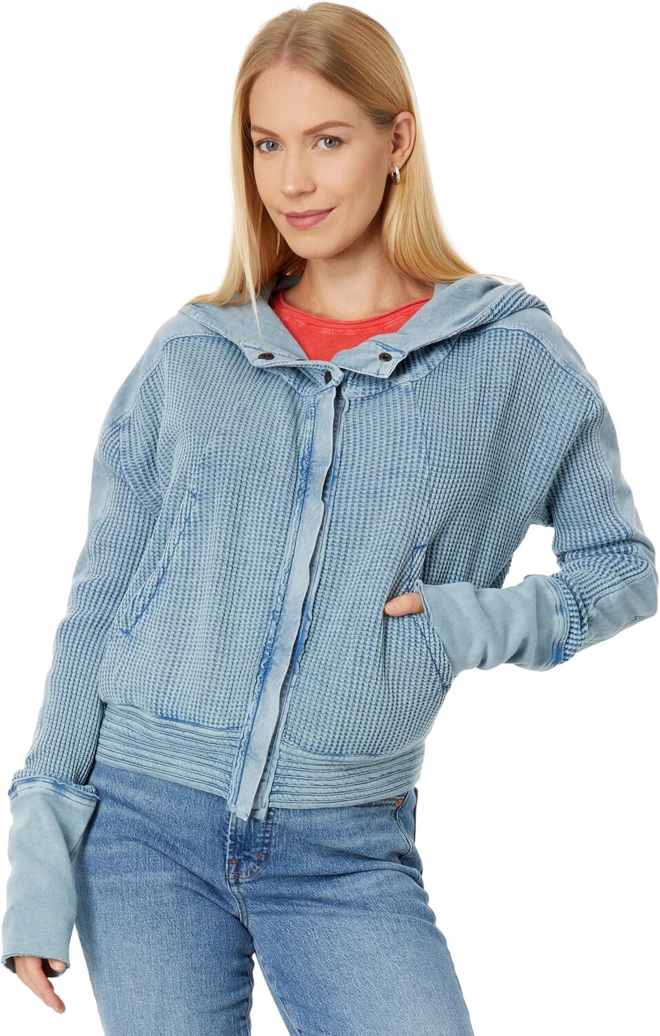 

Толстовка Mason Hoodie Free People, цвет Mediterranean