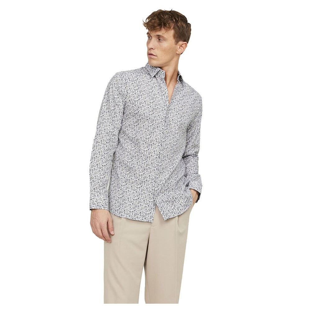 

Рубашка с длинным рукавом Jack & Jones Blanordic Print, серый