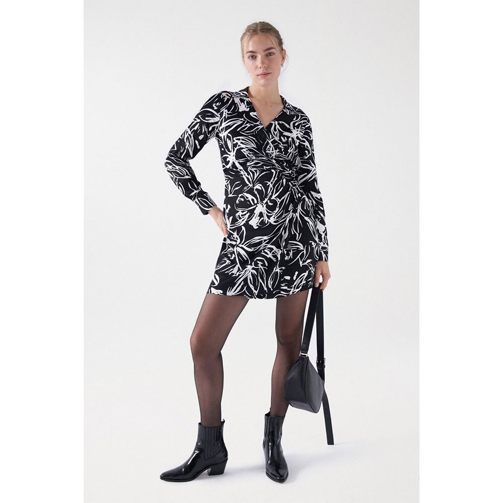 

Платье Salsa Jeans Floral Print Wrap Long, Разноцветный