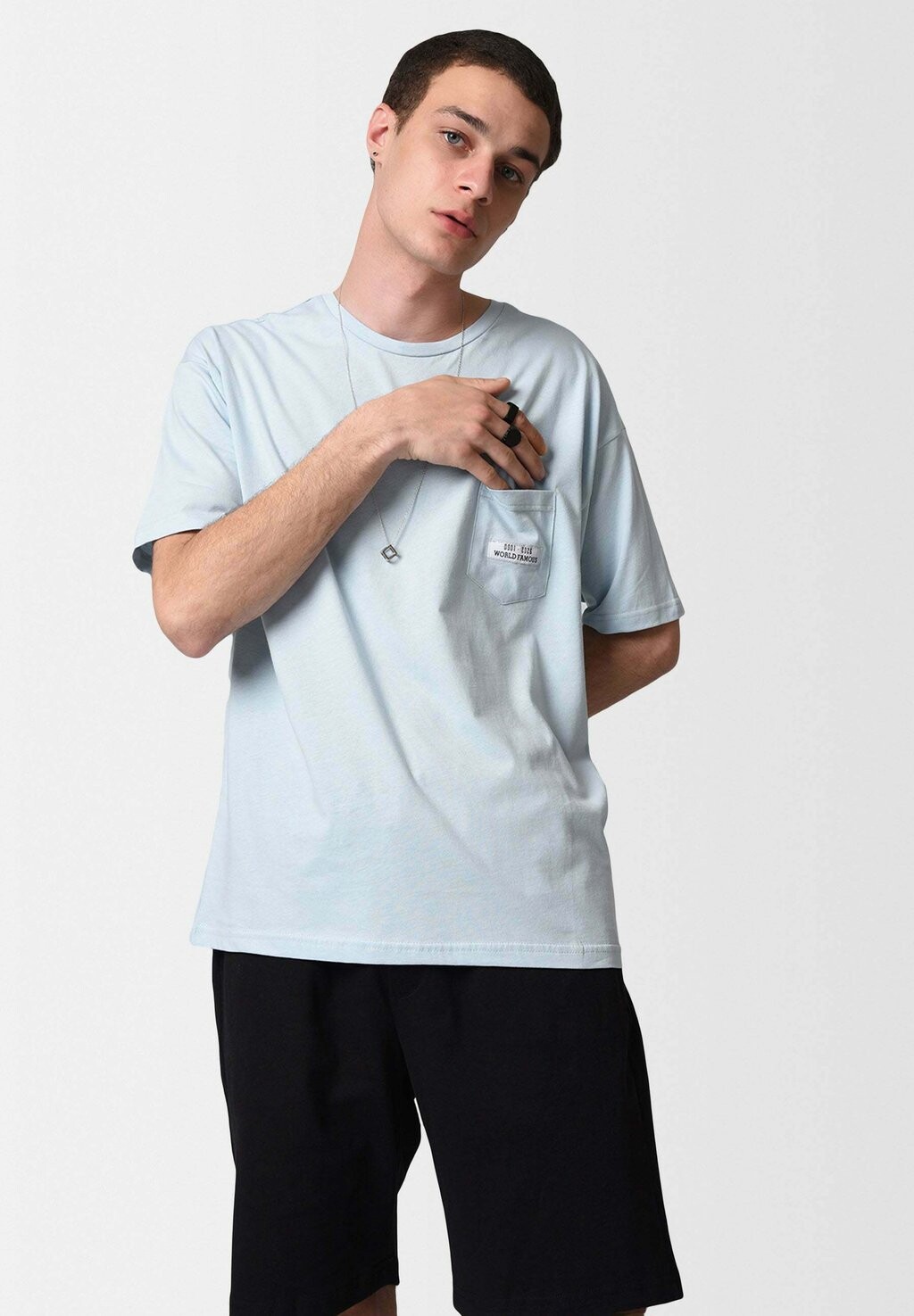 

Футболка базовая Antioch, цвет baby blue