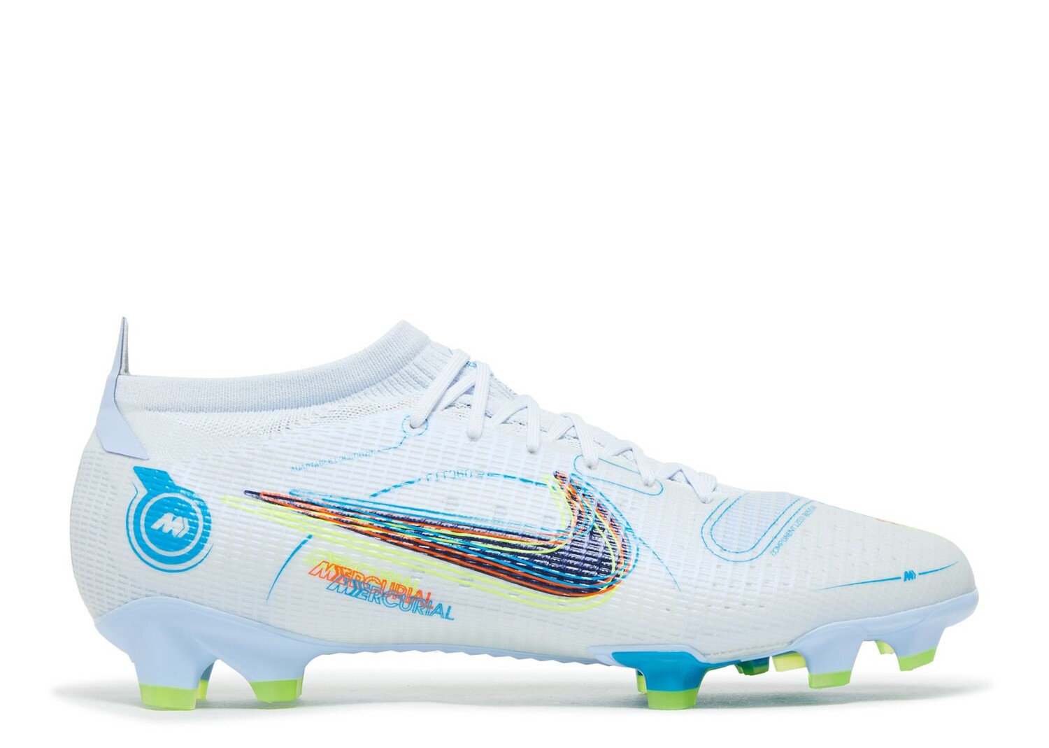 

Кроссовки Nike Mercurial Vapor 14 Pro Fg 'Grey Light Marine', серый