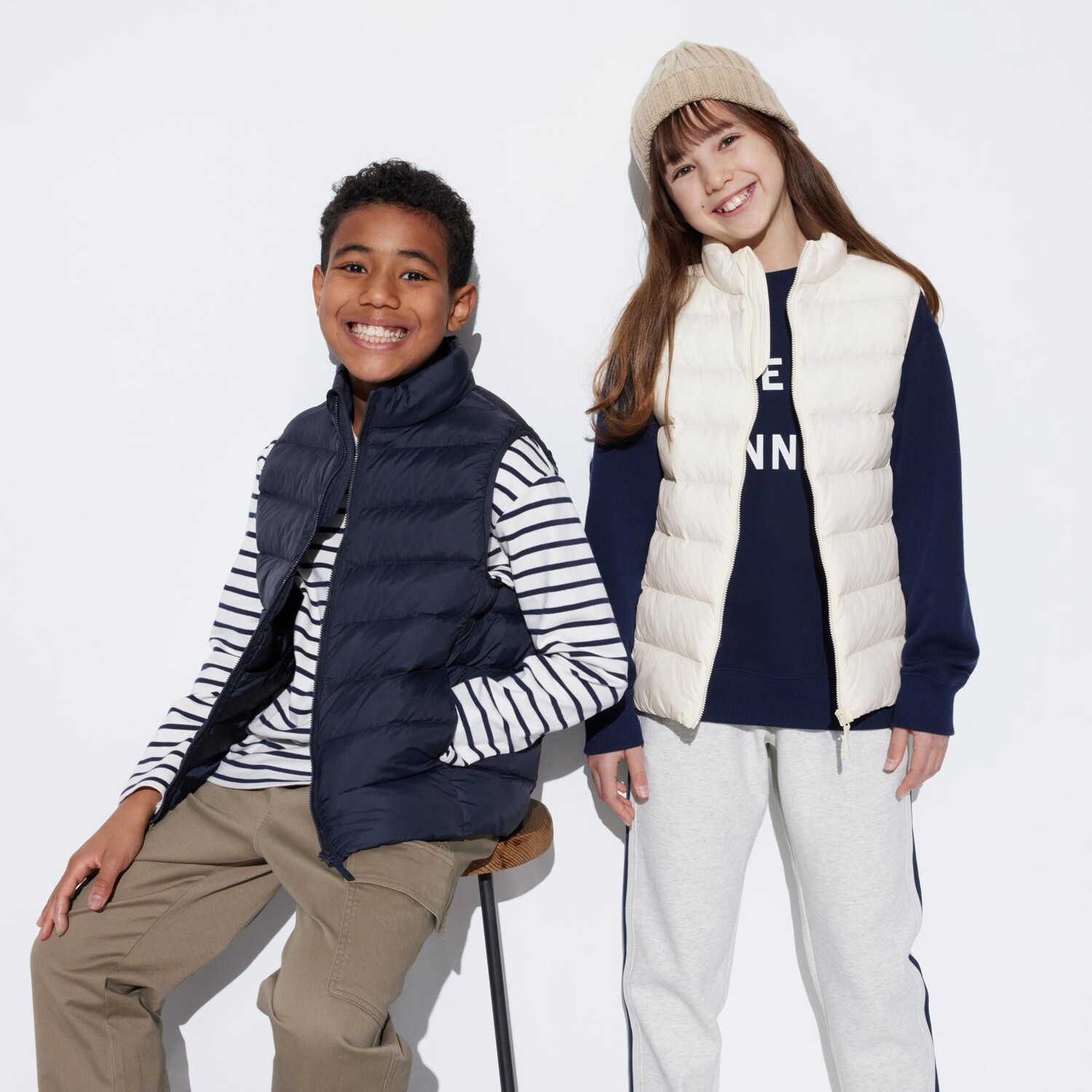 

Жилет Uniqlo детский утепленный, темно-синий