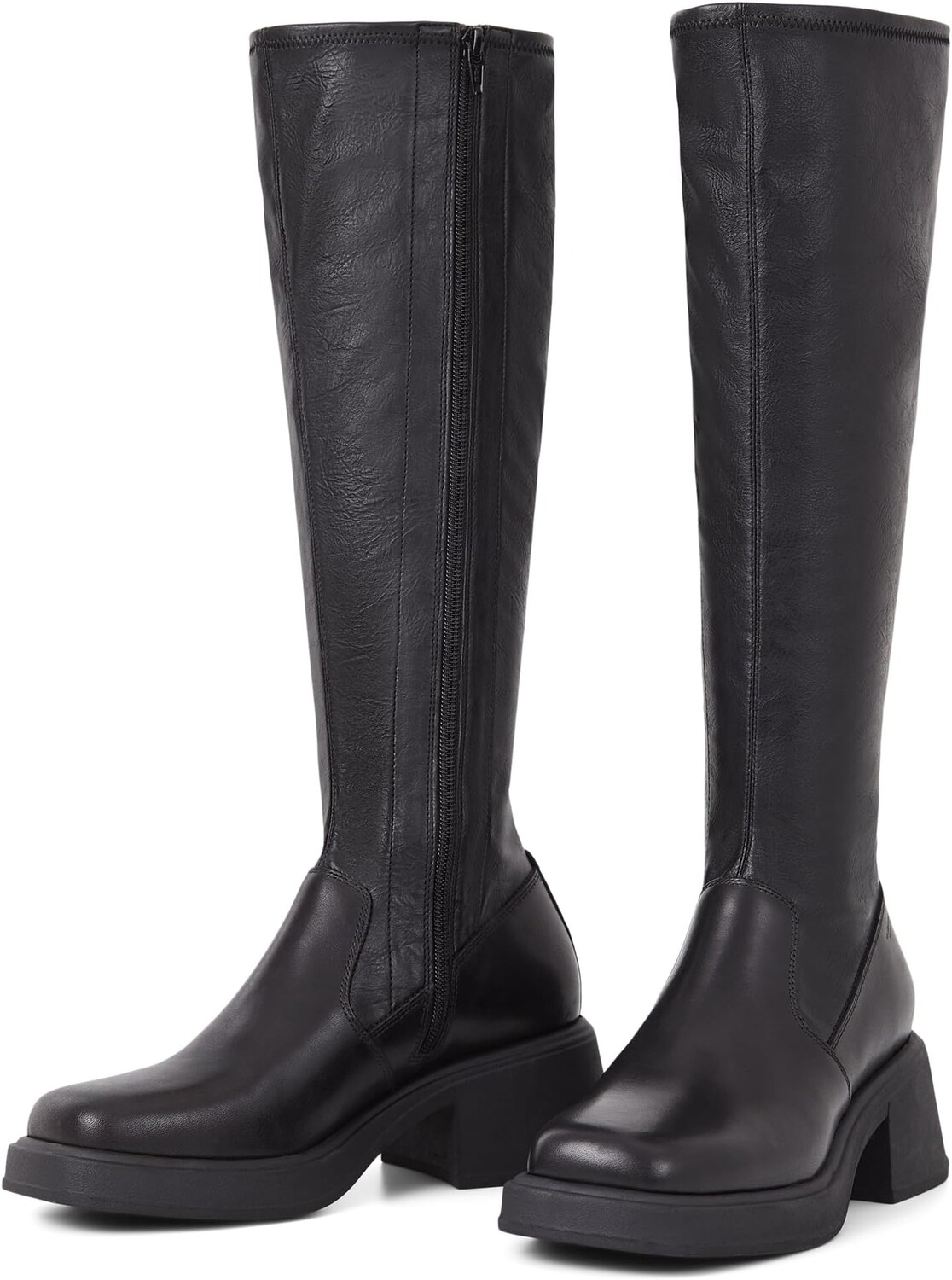 

Ботинки Vagabond Shoemakers Dorah Leather Tall Stretch Boot, черный
