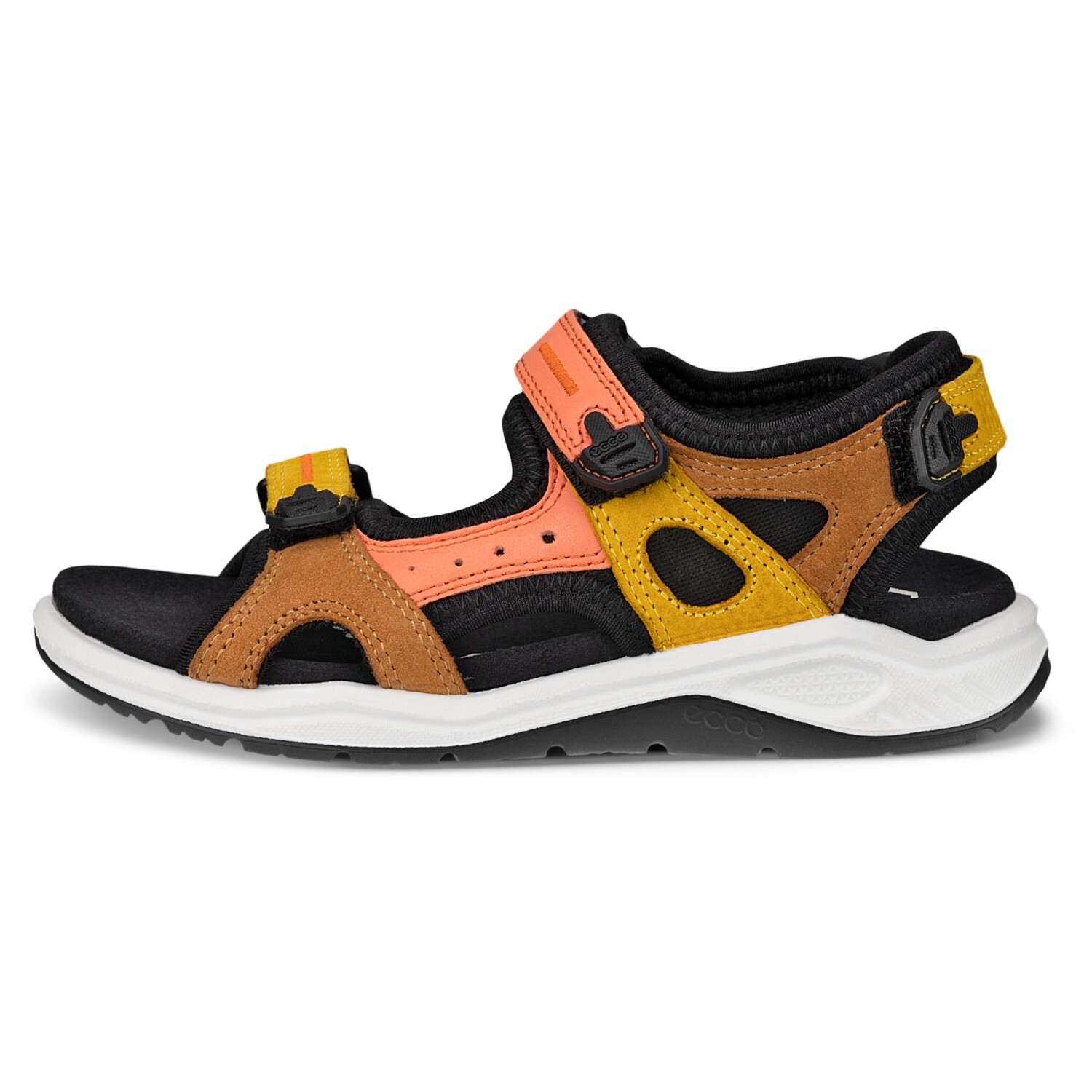 

Сандалии Ecco Kid's X Trinsic Connecting Stripe, цвет Multicolor Coral, Серый