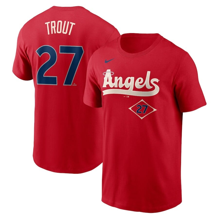 

Футболка с коротким рукавом Nike Los Angeles Angels, красный