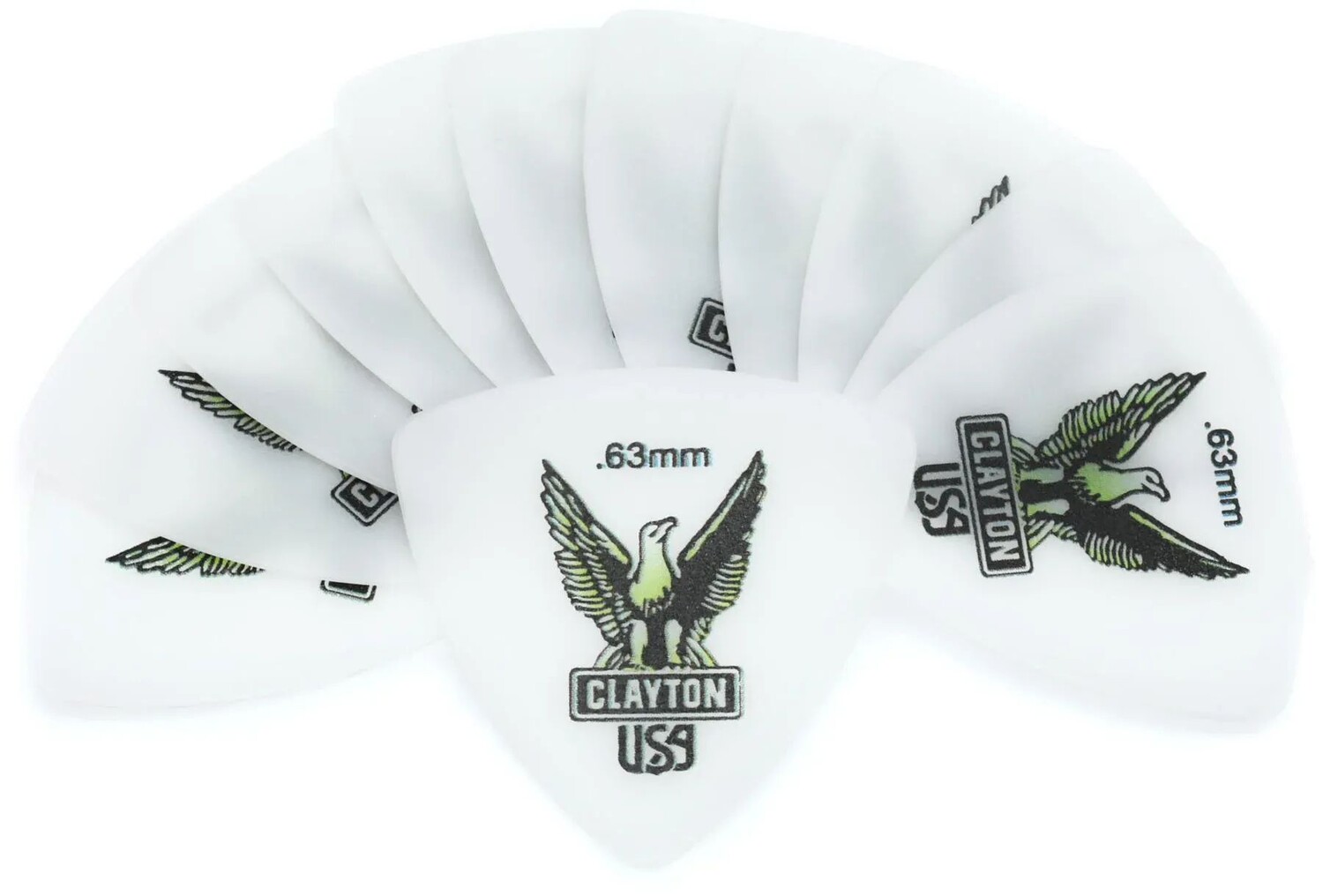 

Медишки Clayton Acetal закругленные треугольные, 12 шт., 0,63 мм