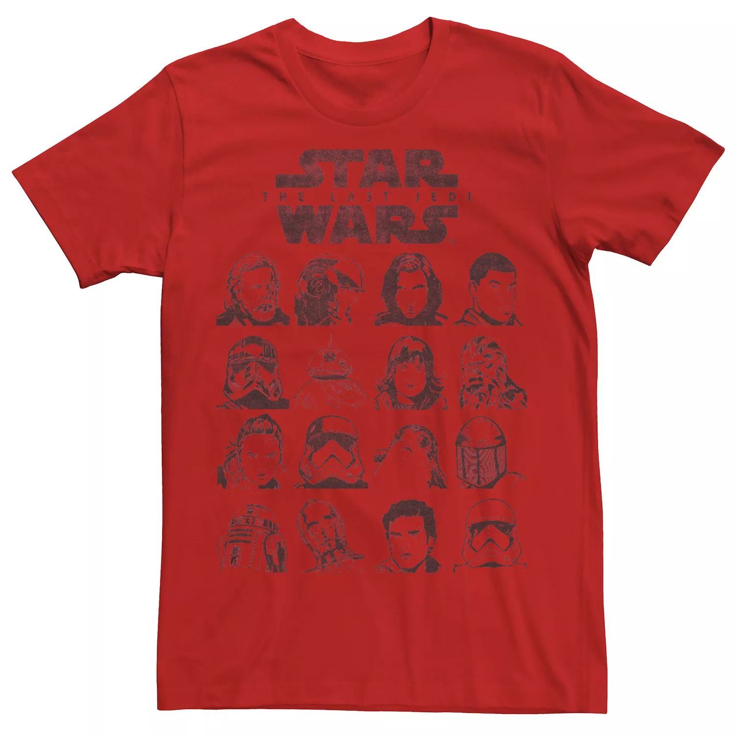 Мужская футболка с изображением последних героев-джедаев и злодеев Star Wars