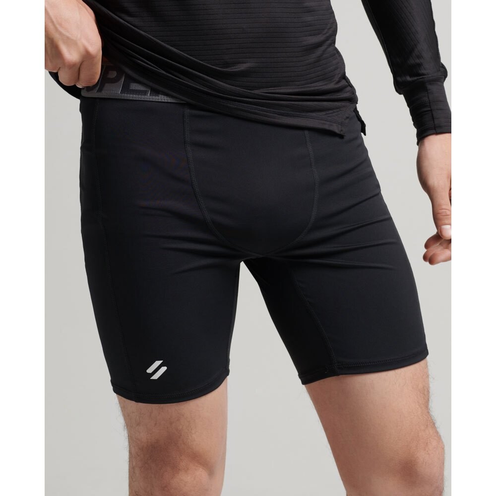 

Леггинсы Superdry Core Short, черный