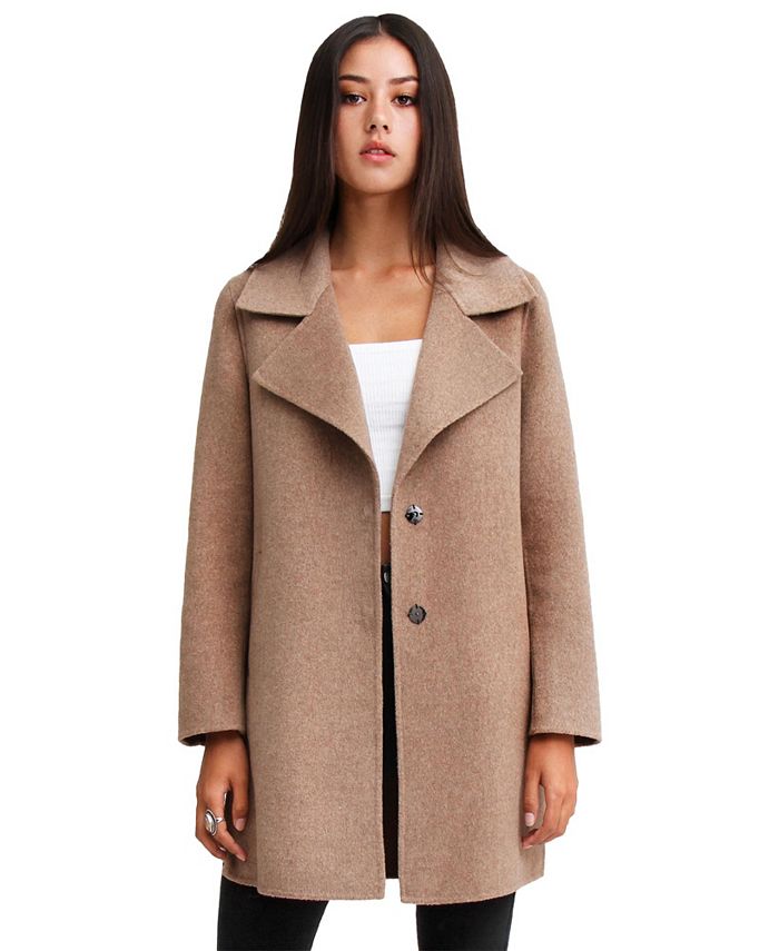 цена Женская куртка Ex Boyfriend из смесовой шерсти большого размера Belle & Bloom, цвет Oat