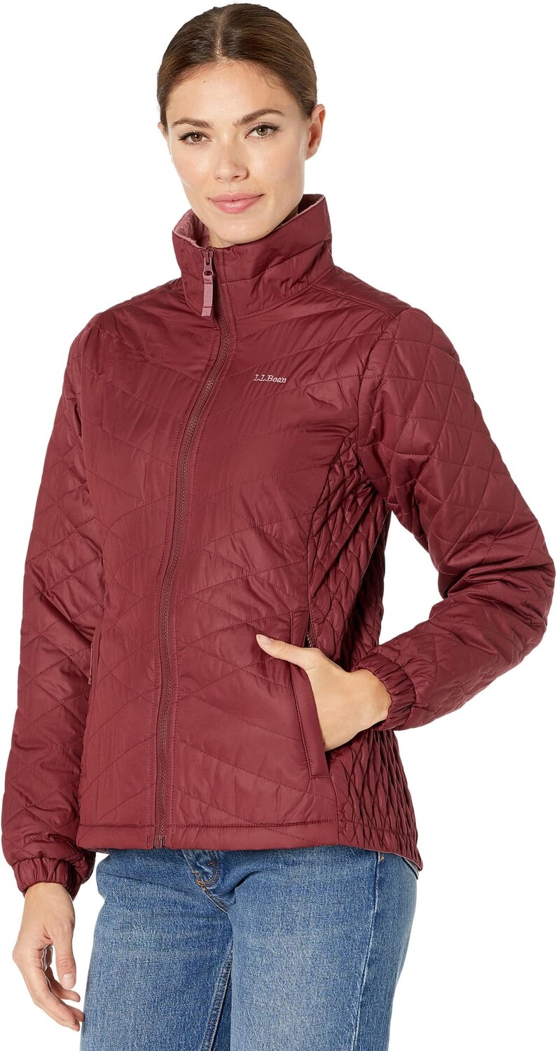 

Куртка Primaloft на флисовой подкладке L.L.Bean, цвет Burgundy