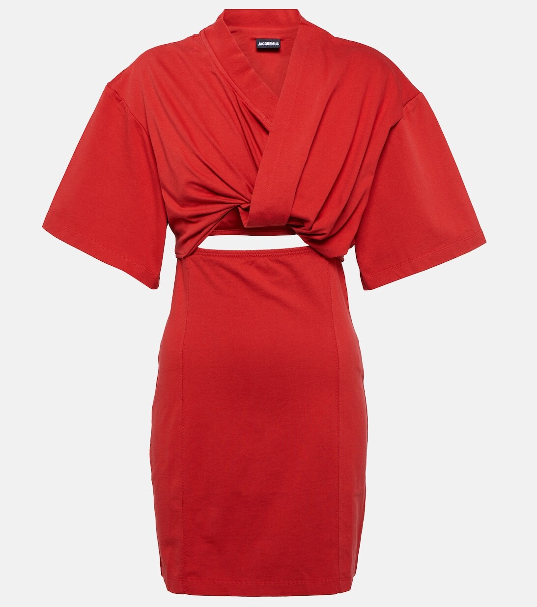 

Хлопковое мини-платье Le Robe Bahia JACQUEMUS, красный