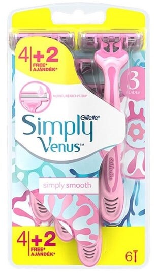 

Бритвы, 6 шт. Gillette Simply Venus3