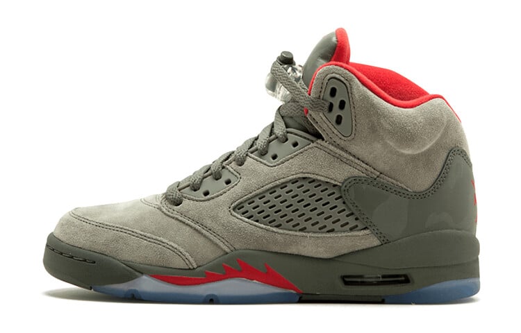 

Jordan 5 Retro P51 Camo (GS) Dark Stucco/University Red/River Rock