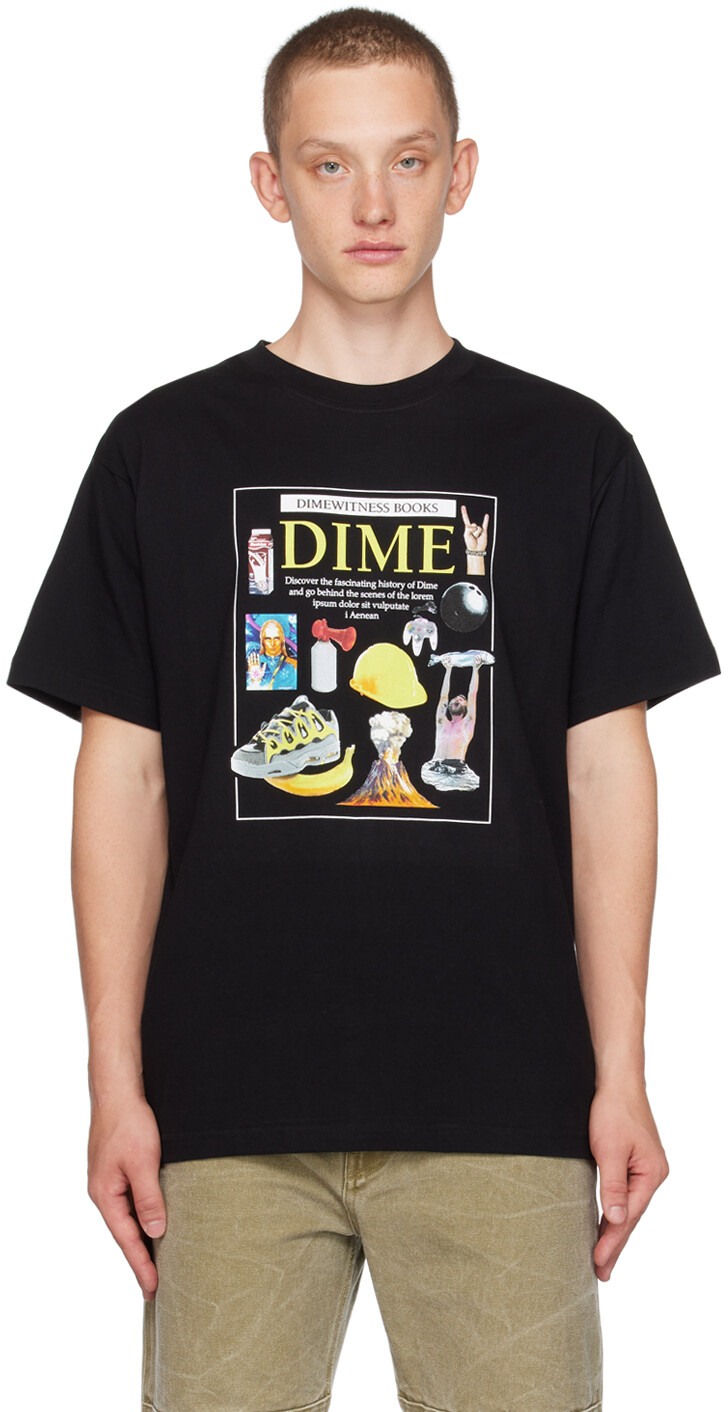 

Черная футболка Dime Witness, Черный