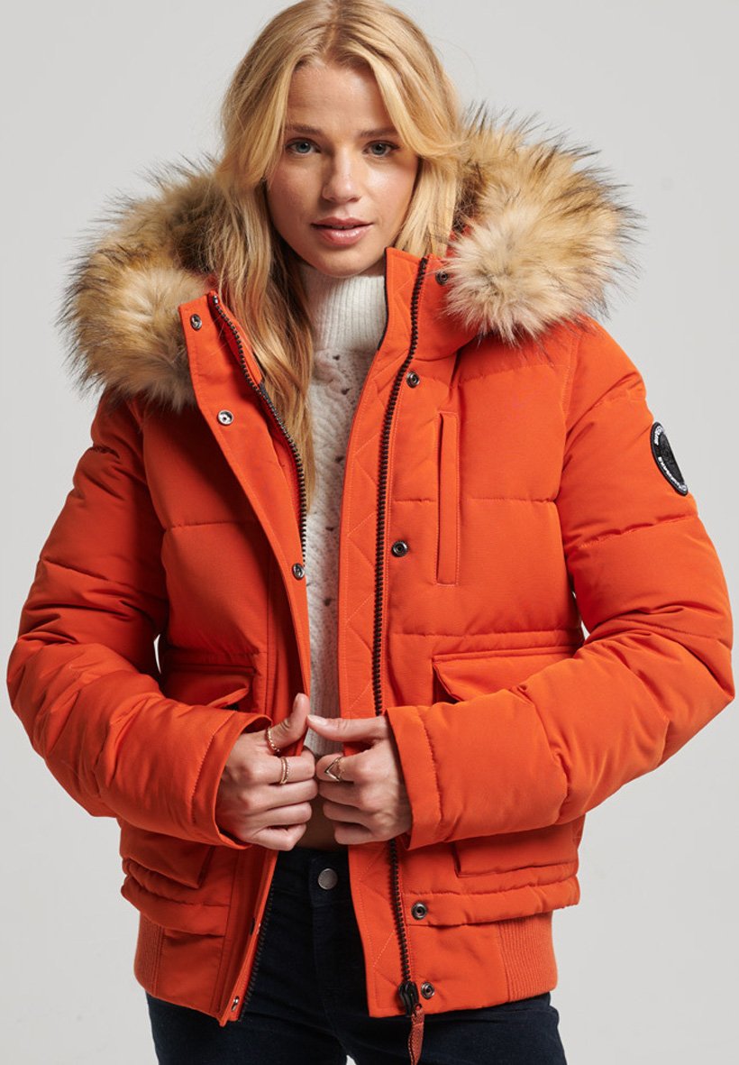 Зимняя куртка Superdry ЭВЕРЕСТ, цвет pureed pumpkin зимняя куртка superdry эверест цвет army camo