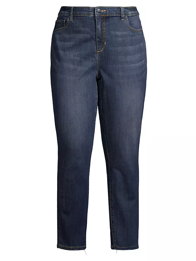 

Джинсы до щиколотки с высокой посадкой Flora Slink Jeans, Plus Size, цвет flora
