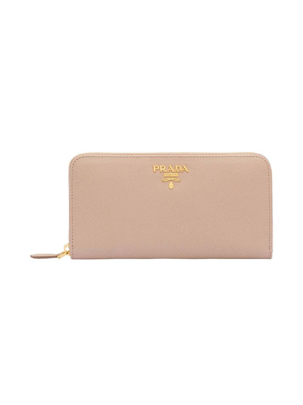

Большой кошелек из сафьяновой кожи Prada, розовый