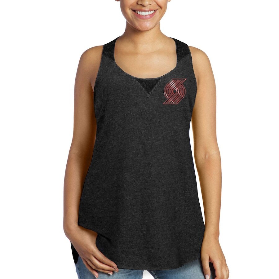 

Топ Majestic Threads Portland Trail Blazers, черный