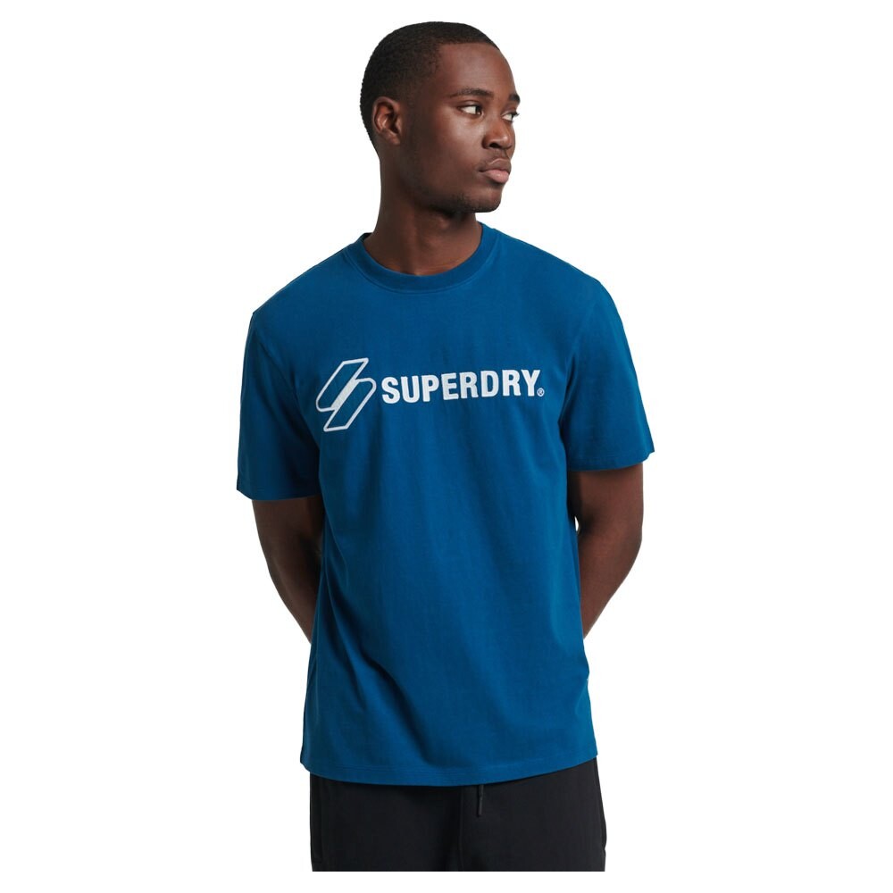 Футболка Superdry Code Sl Applique, синий