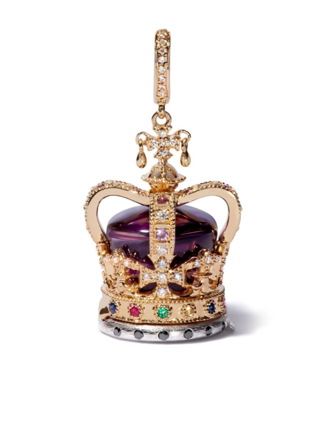

Подвеска Coronation Crown из желтого золота с бриллиантами Annoushka, золотой
