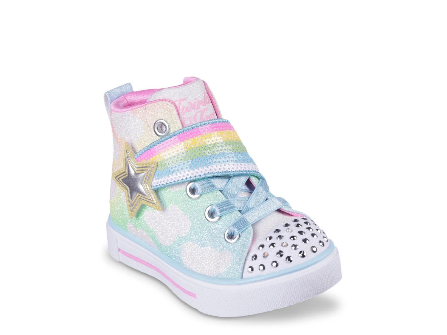 цена Кроссовки детские Skechers Twinkle Toes Twinkle Sparks Shooting Star, multicolor