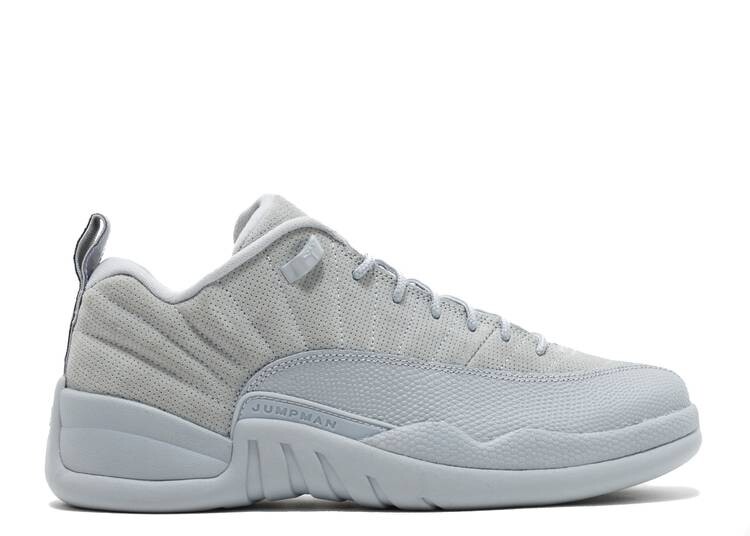 

Кроссовки AIR JORDAN 12 LOW RETRO 'WOLF GREY', серый