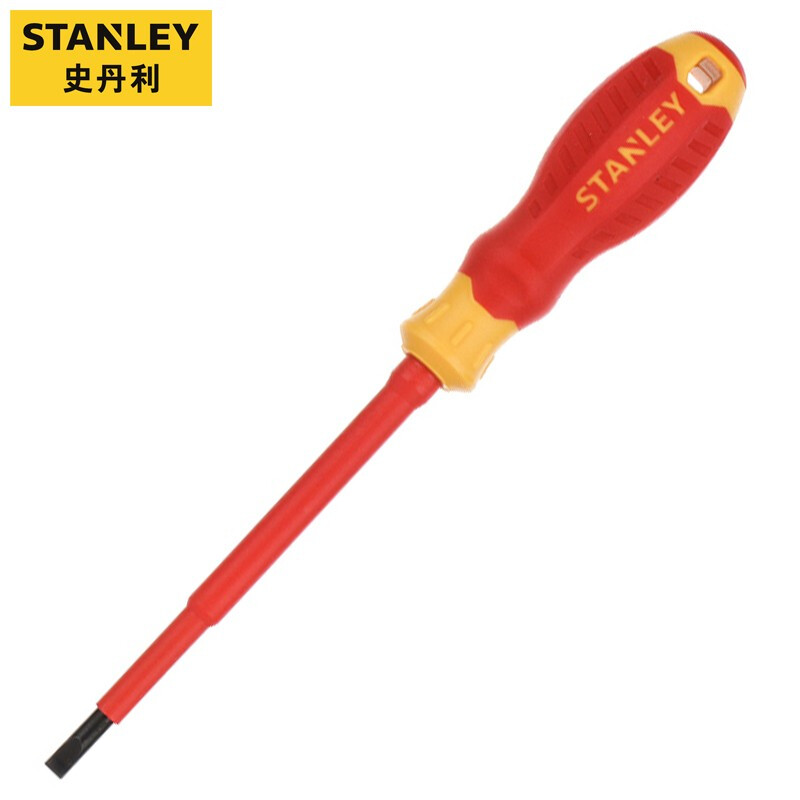 Stanley Изолированная отвертка VDE шлицевая отвертка 2,5х75мм STMT60195-23