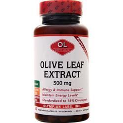 Olympian Labs Экстракт листьев оливы (500 мг) 60 вег капсул olympian labs complete prebiotic