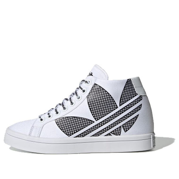 

Кроссовки оригиналы courtvantage каблук логотип Adidas, белый