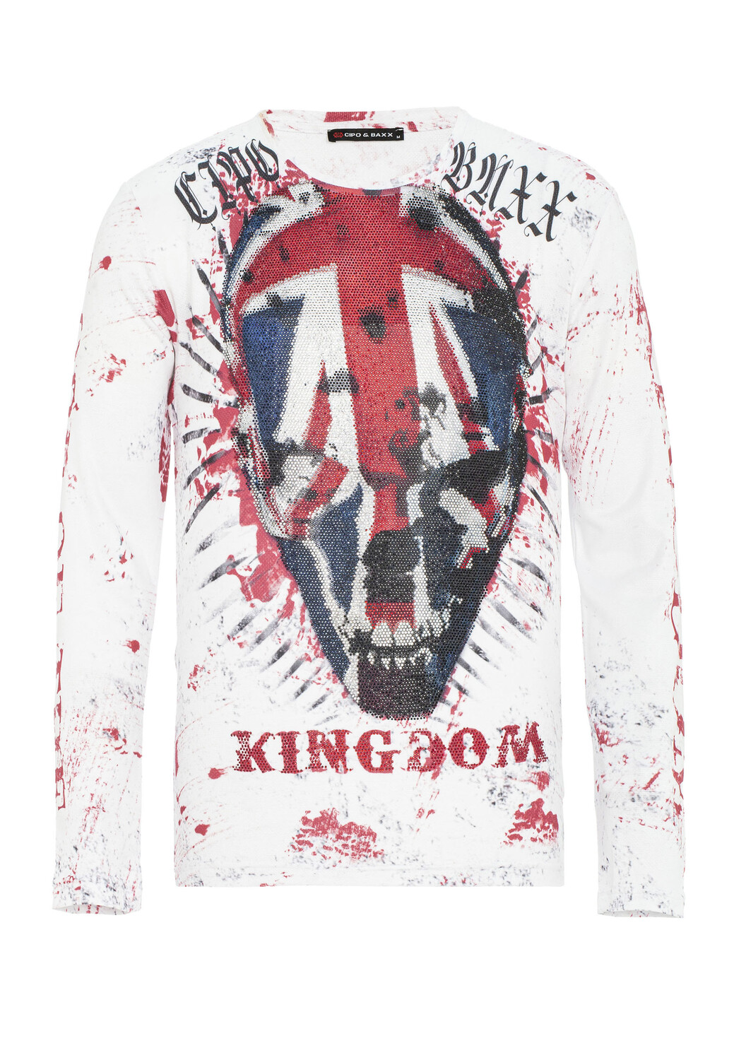 

Лонгслив Cipo & Baxx Langarmshirt, белый