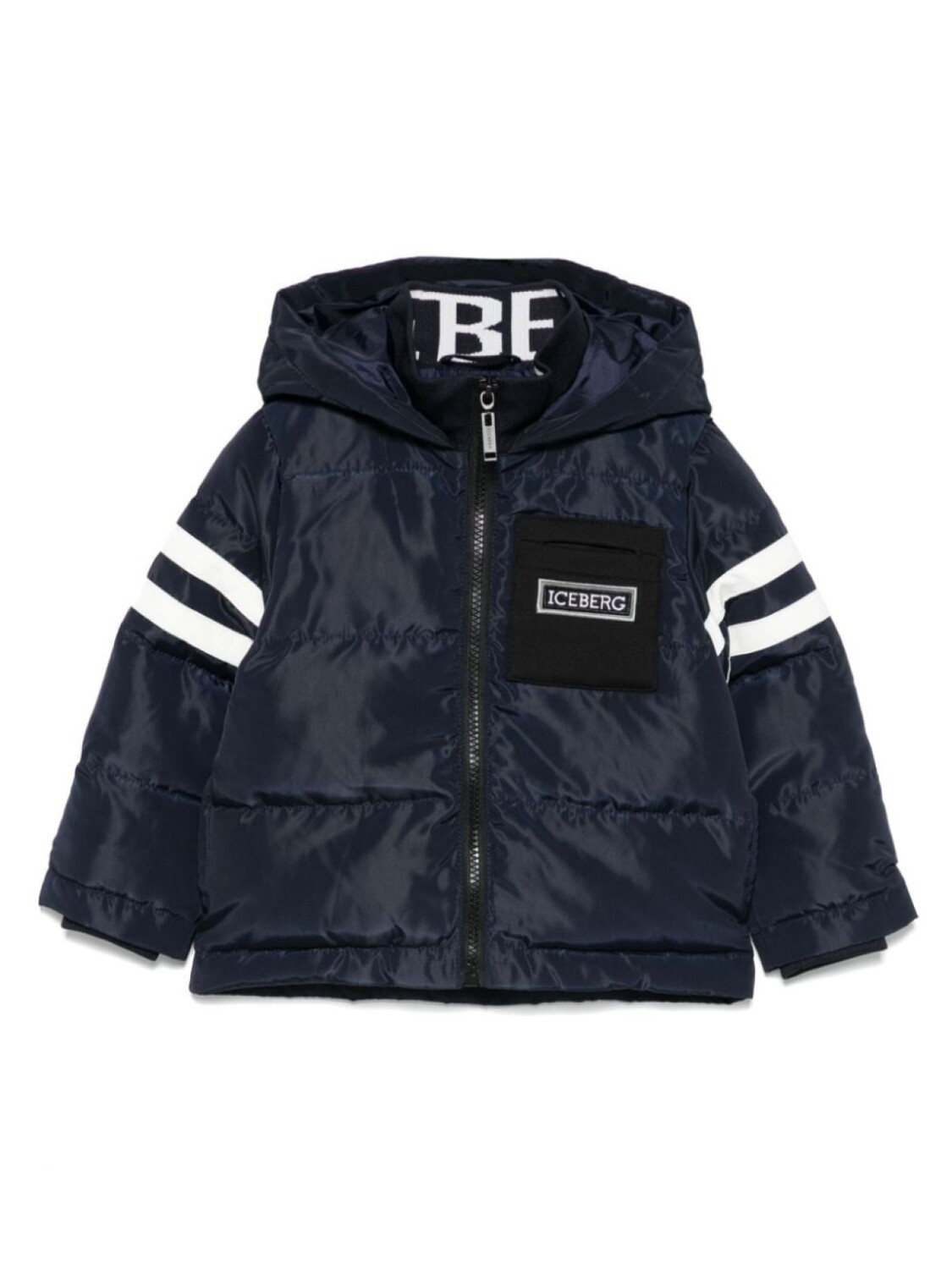 

Куртка с вышитым логотипом Iceberg Kids, синий