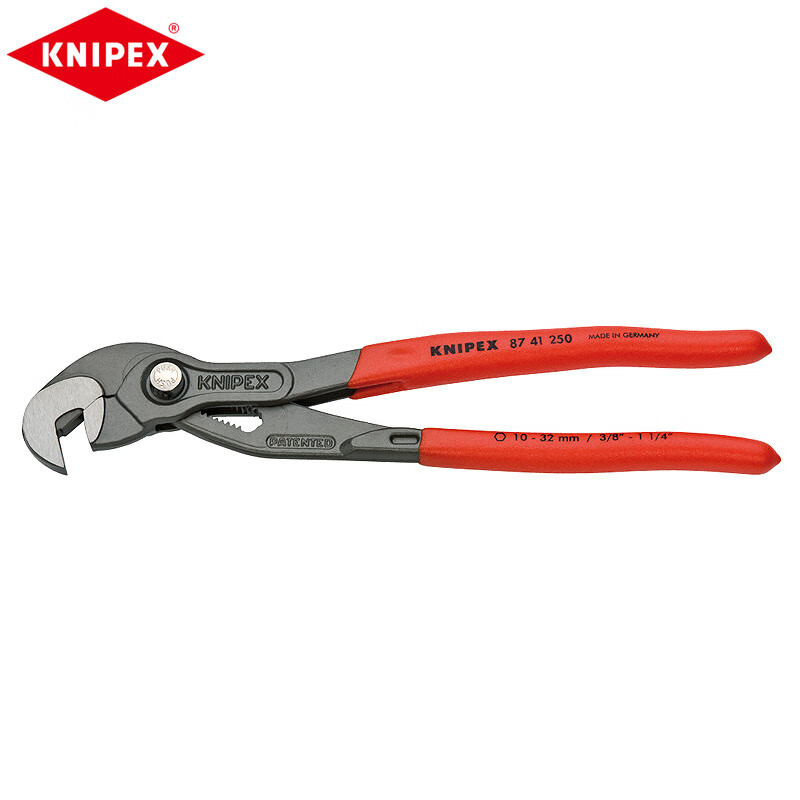 KNIPEX K.87 41 250 Немецкий инструмент 10-дюймовый многофункциональный гаечный ключ для разборки и сборки трубный ключ, плоскогубцы для водяного насоса 8741250