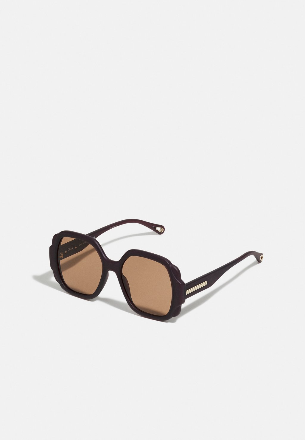 Солнцезащитные очки CHLOÉ, коричневый