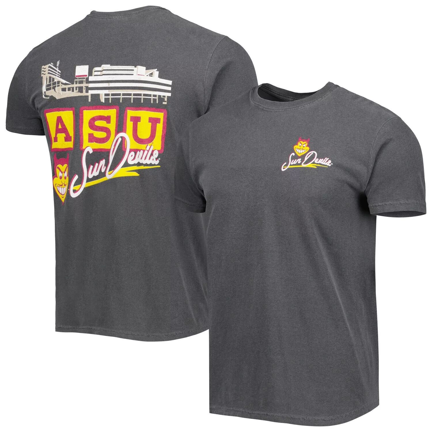 

Мужская угольная футболка Arizona State Sun Devils Vault Stadium