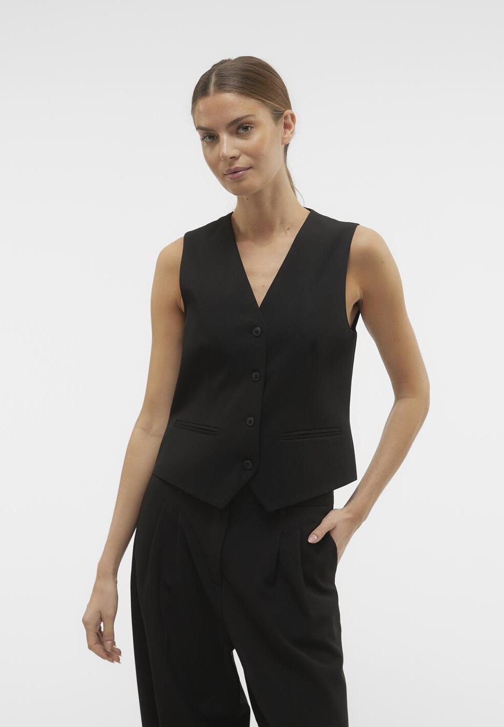 

Жилет Vmwendy Tailored Waistcoat Vero Moda, черный